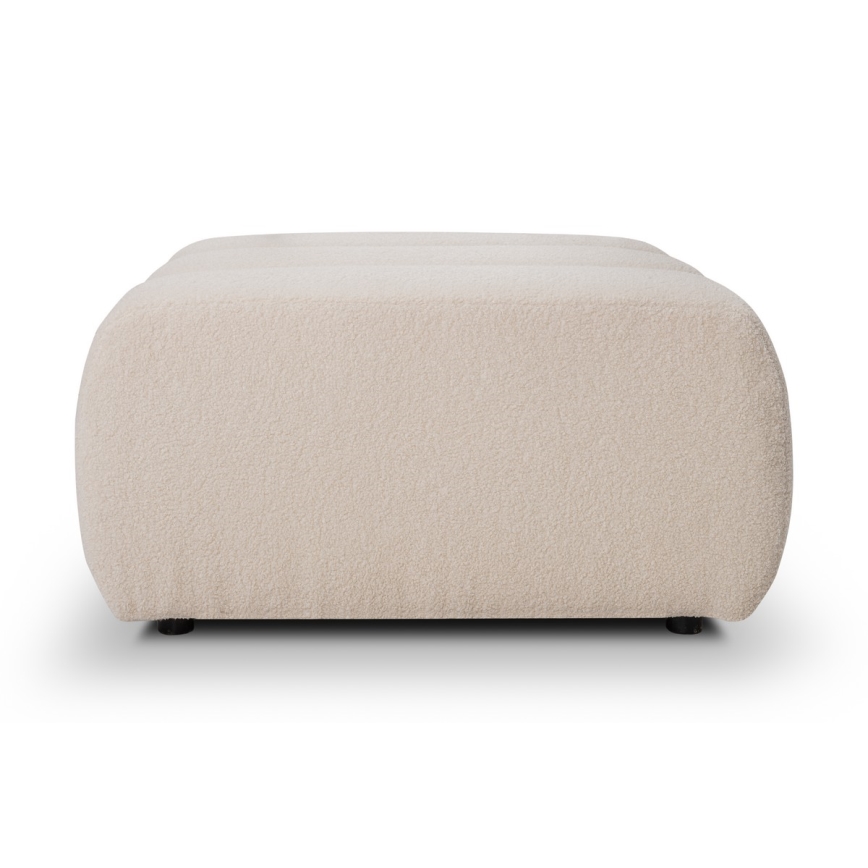 Pufe DESIO 82x75 cm bege