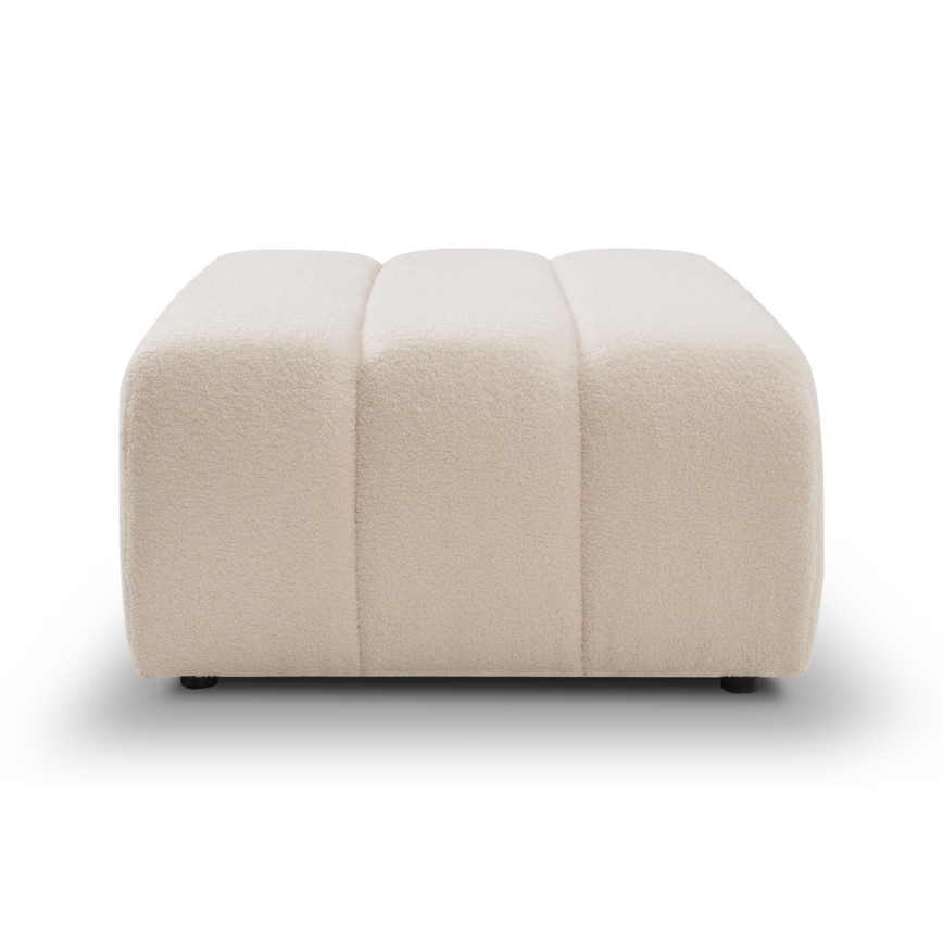 Pufe DESIO 82x75 cm bege