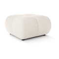 Pufe estofado ALMADA 72x72 cm creme