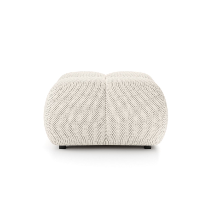Pufe estofado ALMADA 72x72 cm creme