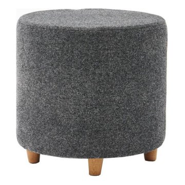 Pufe KIMA, diâmetro 40 cm, antracite