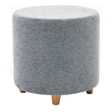 Pufe KIMA, diâmetro 40 cm, cinzento
