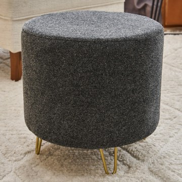 Pufe NANI Ø 40 cm antracite