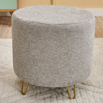 Pufe NANI, Ø 40 cm, creme