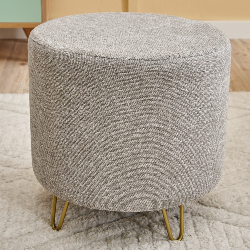 Pufe NANI, Ø 40 cm, creme