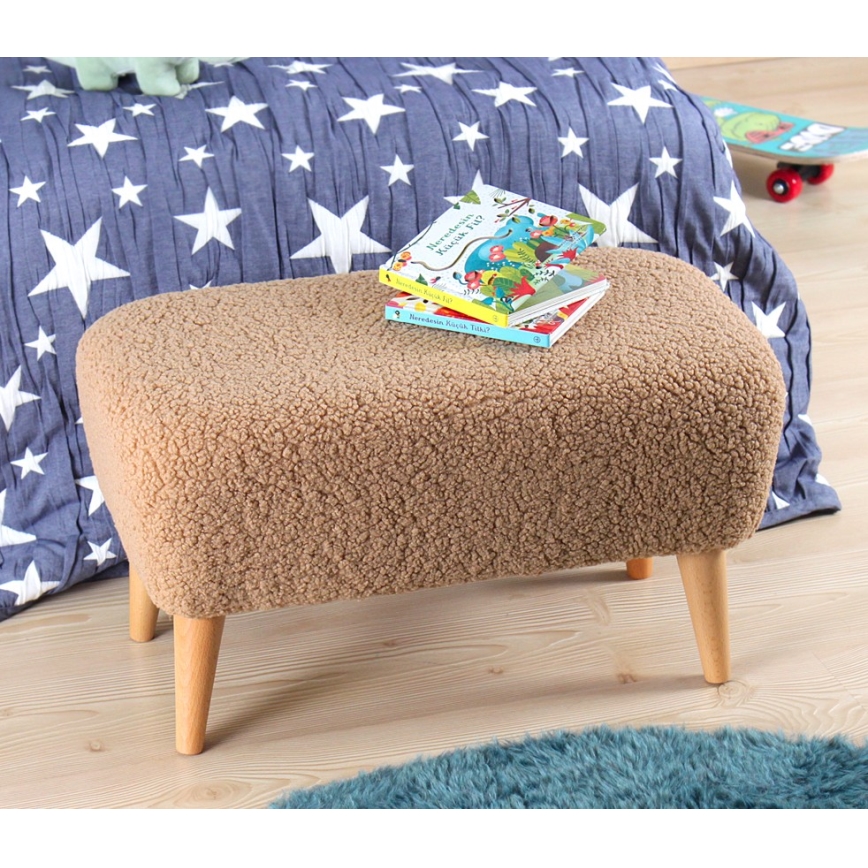 Pufe PIXI 32 x 61 cm, castanho
