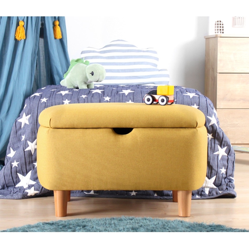 Pufe PIXI 37x61 cm amarelo