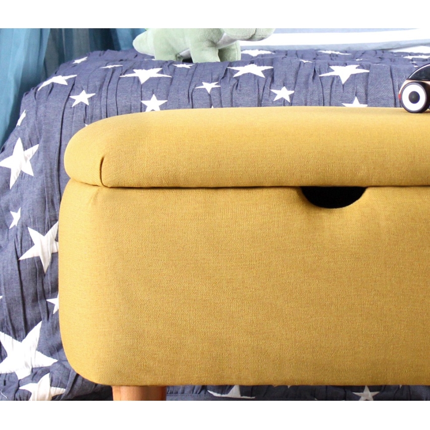 Pufe PIXI 37x61 cm amarelo