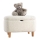 Pufe PIXI 37x61 cm branco