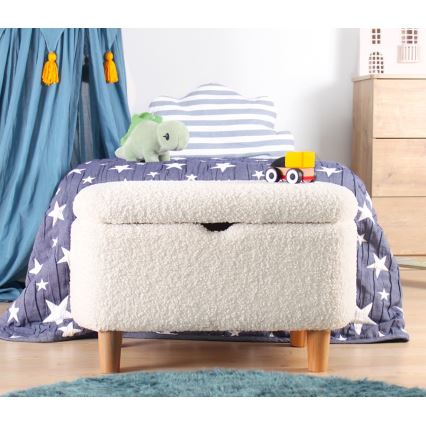 Pufe PIXI 37x61 cm branco