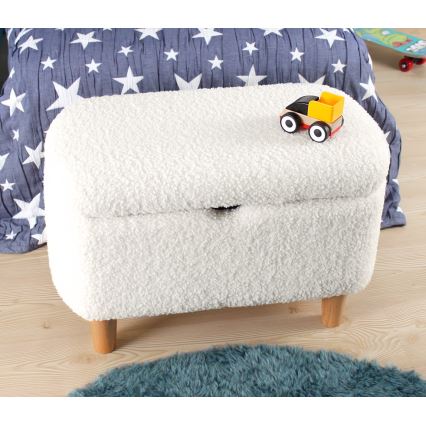 Pufe PIXI 37x61 cm branco