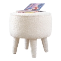 Pufe PIXI diâmetro 38 cm branco