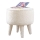 Pufe PIXI diâmetro 38 cm branco