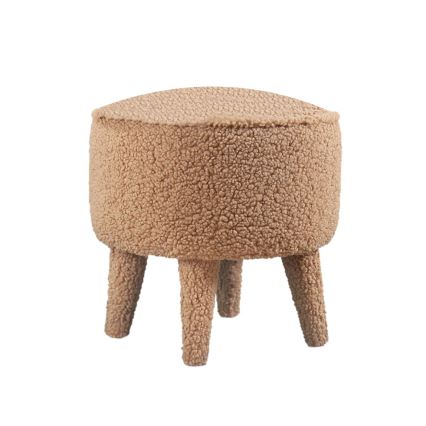 Pufe PIXI, diâmetro 38 cm, castanho