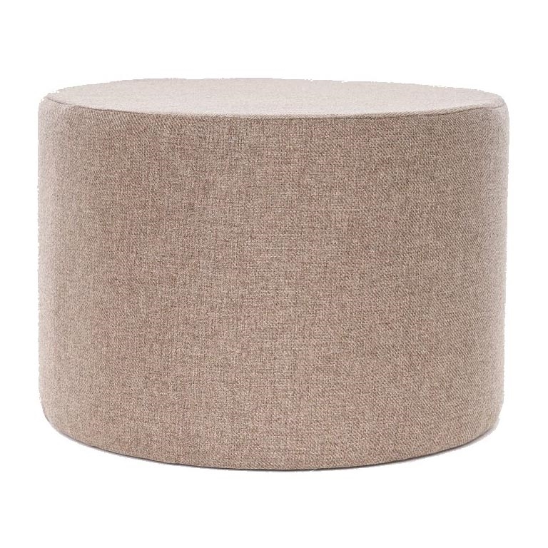 Pufe RABO, diâmetro 58 cm, castanho