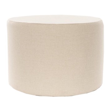Pufe RABO, diâmetro 58 cm, creme