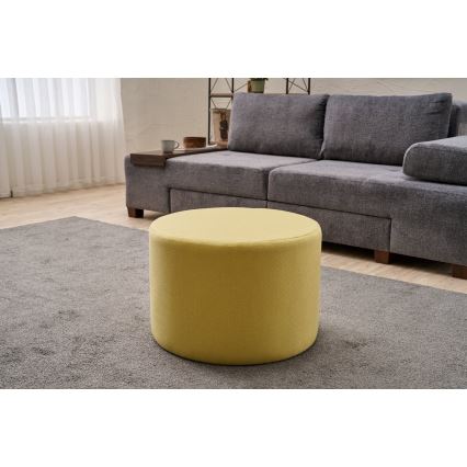 Pufe RABO Ø 58 cm, amarelo