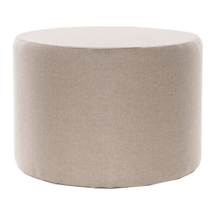 Pufe RABO, Ø 58 cm, bege