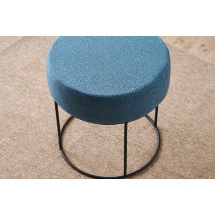 Pufe RELO, diâmetro 40 cm, azul