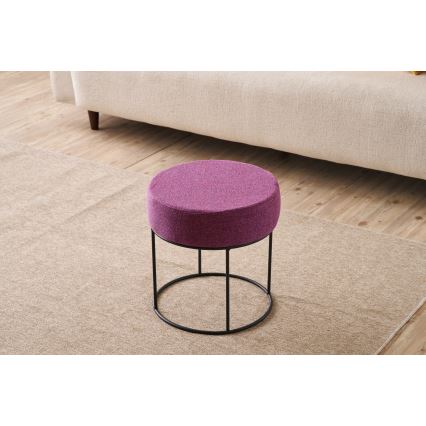 Pufe RELO, diâmetro 40 cm, rosa