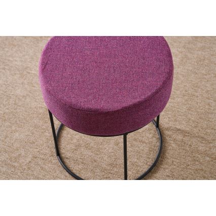 Pufe RELO, diâmetro 40 cm, rosa