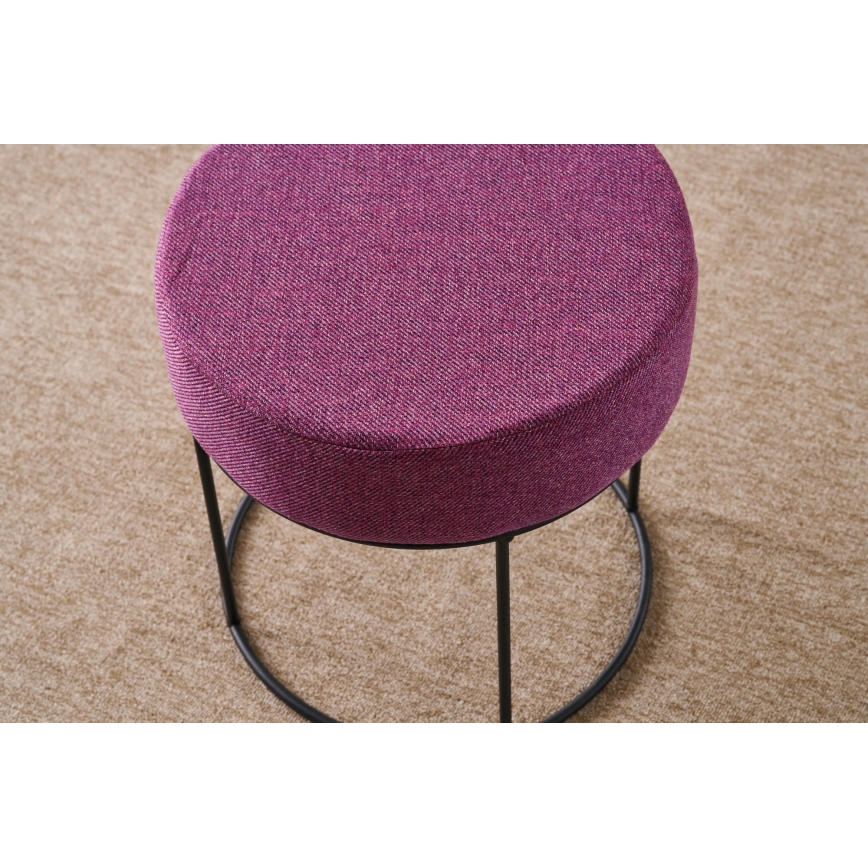 Pufe RELO, diâmetro 40 cm, rosa