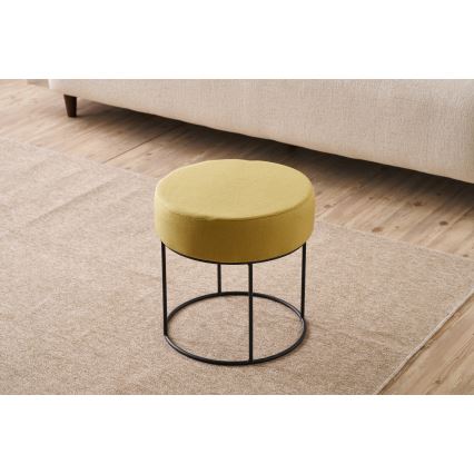 Pufe RELO Ø 40 cm amarelo