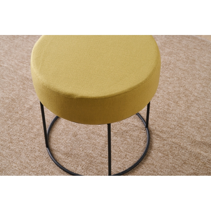 Pufe RELO Ø 40 cm amarelo