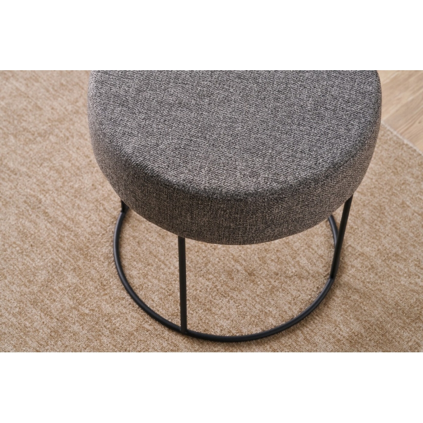 Pufe RELO, Ø 40 cm, antracite