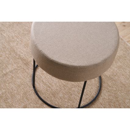 Pufe RELO Ø 40 cm bege