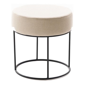 Pufe RELO Ø 40 cm creme
