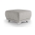 Pufe RIMINI 66x66 cm cinza claro