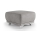 Pufe RIMINI 66x66 cm cinza