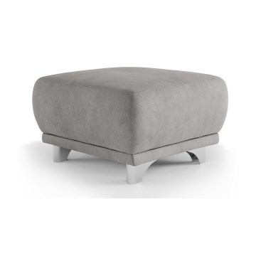 Pufe RIMINI 66x66 cm cinzento