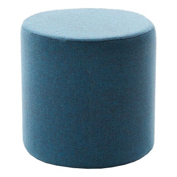 Pufe RONDO, diâmetro 40 cm, azul