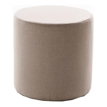 Pufe RONDO, diâmetro 40 cm, bege