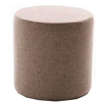 Pufe RONDO diâmetro 40 cm castanho