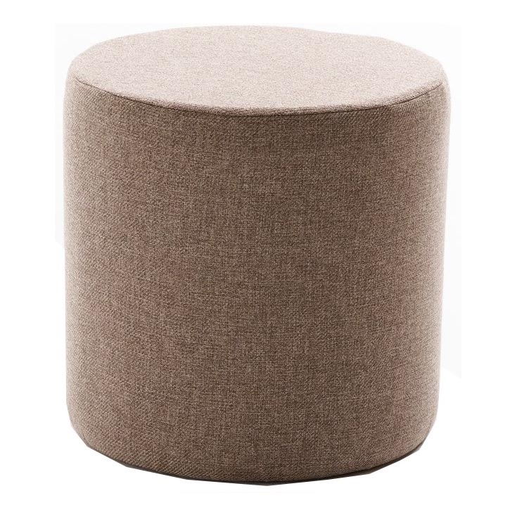 Pufe RONDO diâmetro 40 cm castanho