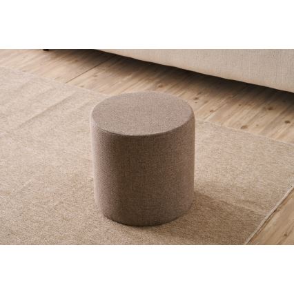 Pufe RONDO diâmetro 40 cm castanho