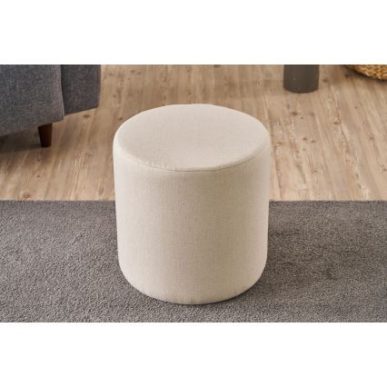 Pufe RONDO Ø 40 cm, creme