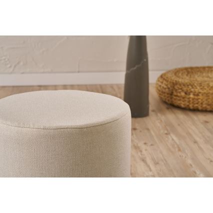 Pufe RONDO Ø 40 cm, creme