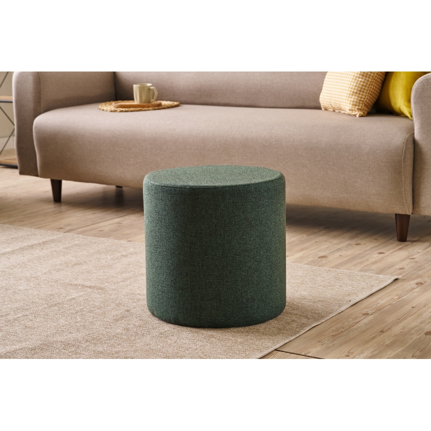 Pufe RONDO Ø 40 cm verde