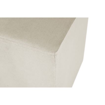 Pufe SIX 40 x 40 cm, cor creme