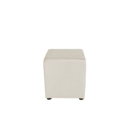 Pufe SIX 40 x 40 cm, cor creme