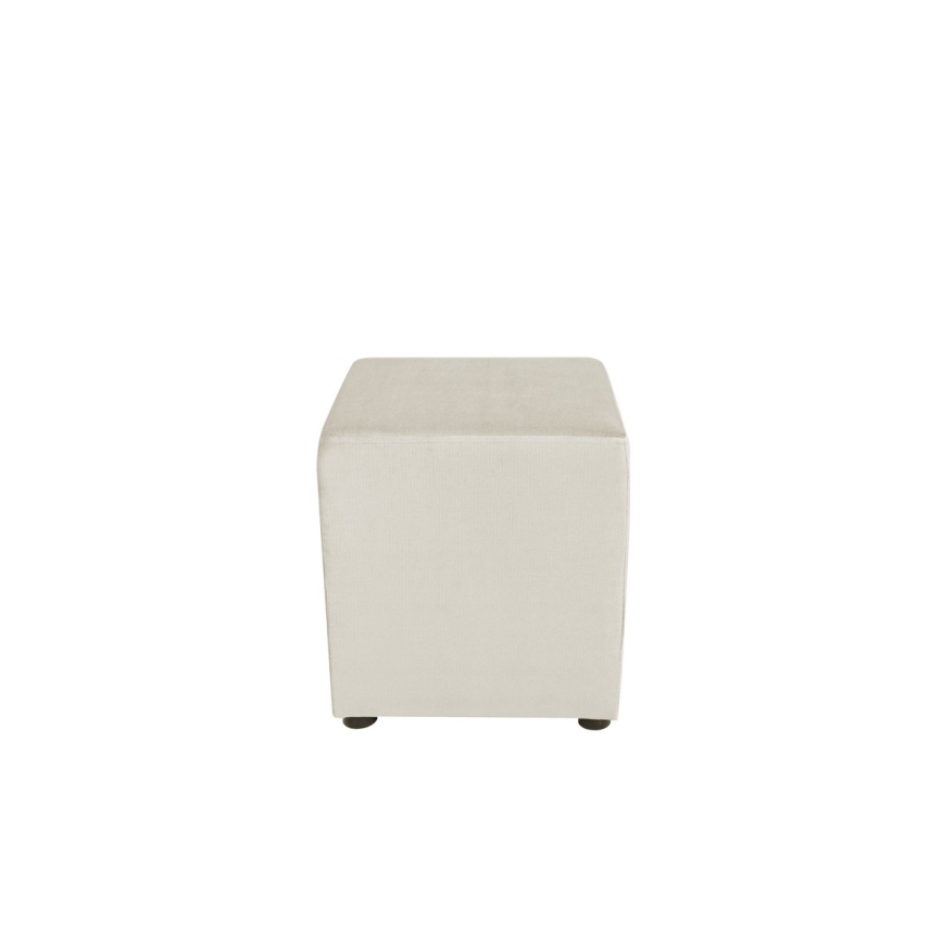 Pufe SIX 40 x 40 cm, cor creme