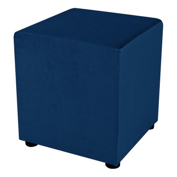 Pufe SIX 40x40 cm azul escuro