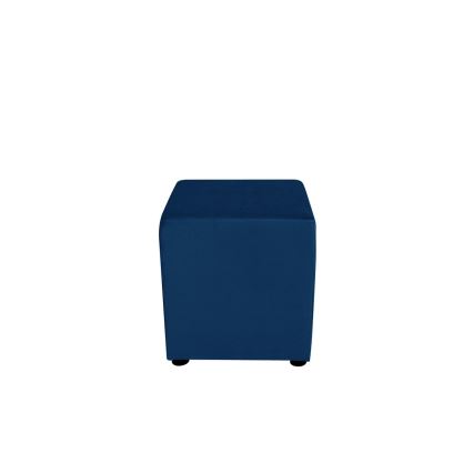 Pufe SIX 40x40 cm, azul escuro