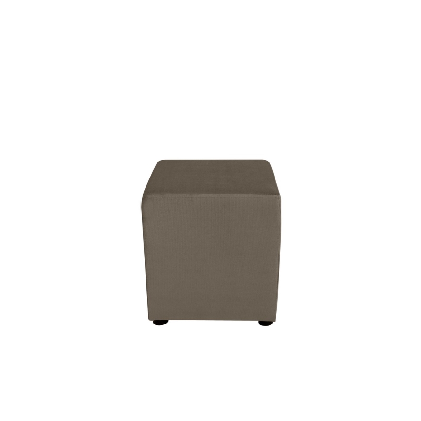 Pufe SIX 40x40 cm castanho
