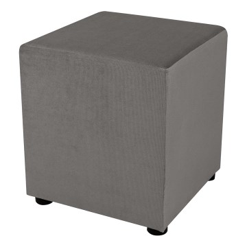 Pufe SIX 40x40 cm cinza