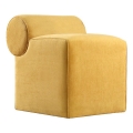 Pufe TIKI 47x45 cm amarelo